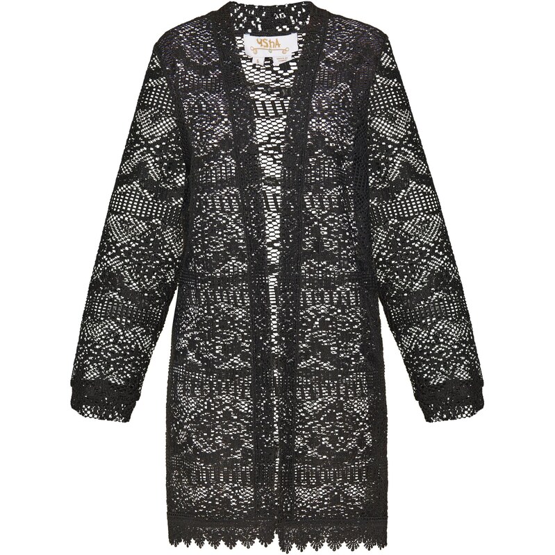 usha FESTIVAL Kardigán Fashion Look čierna 65876640