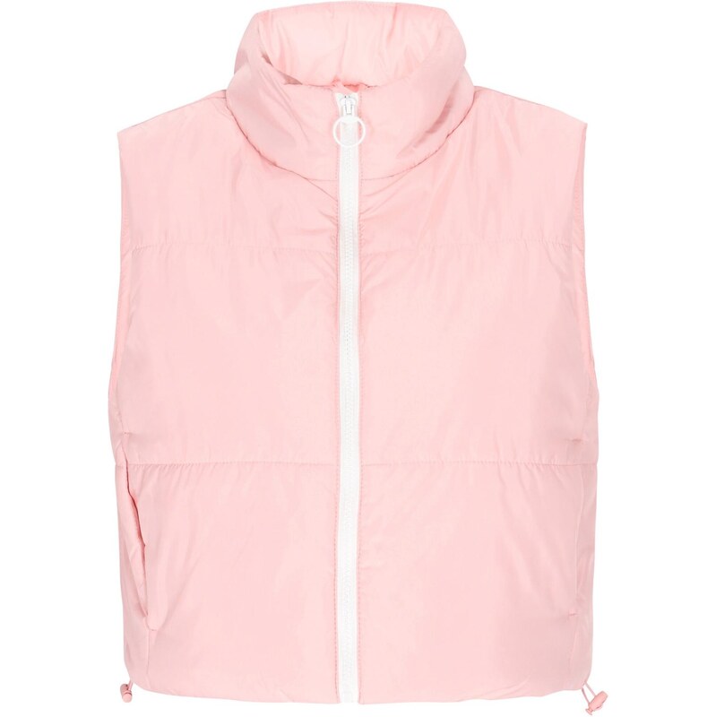 MYMO Vesta ružová / biela 65876730