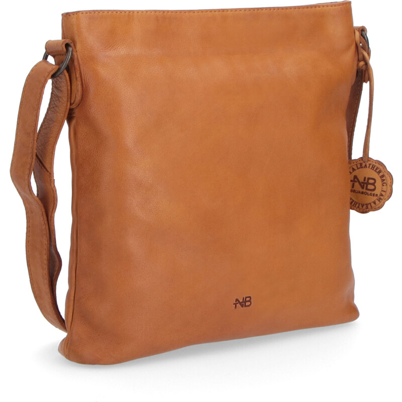 Kožená kabelka crossbody Noelia Bolger žltá NB 2001 ZLU 20741790