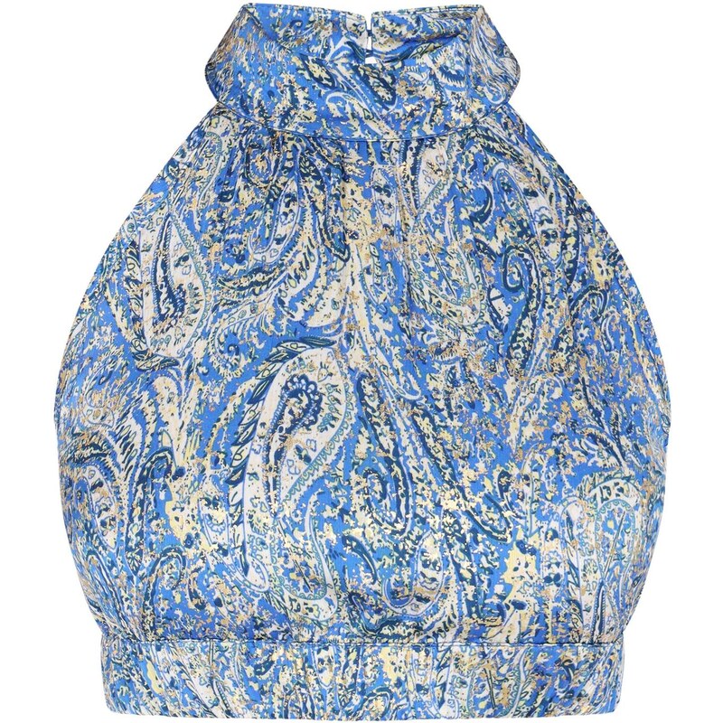 IZIA Top Boho béžová / modrá / tmavomodrá / zlatá 65465341