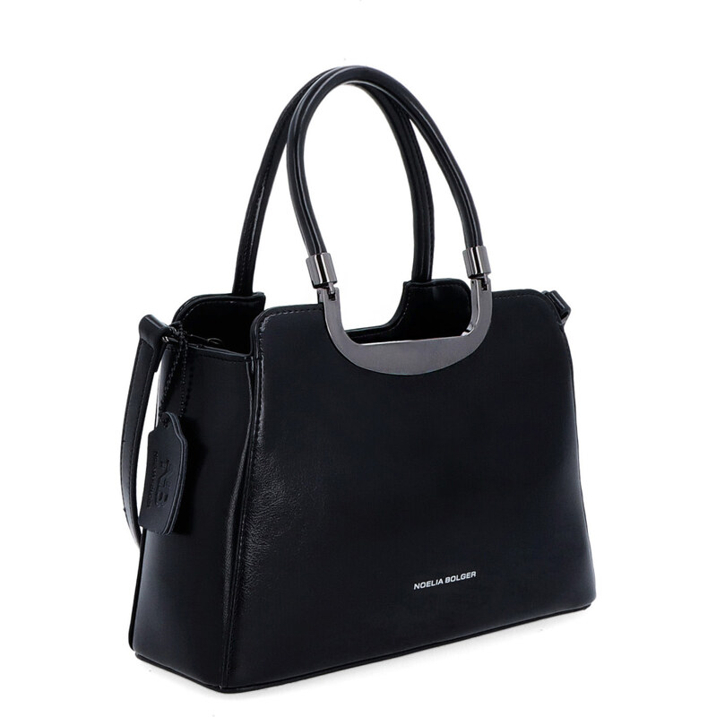 Kožená kabelka do ruky Noelia Bolger čierna NB 0075 C 64020118