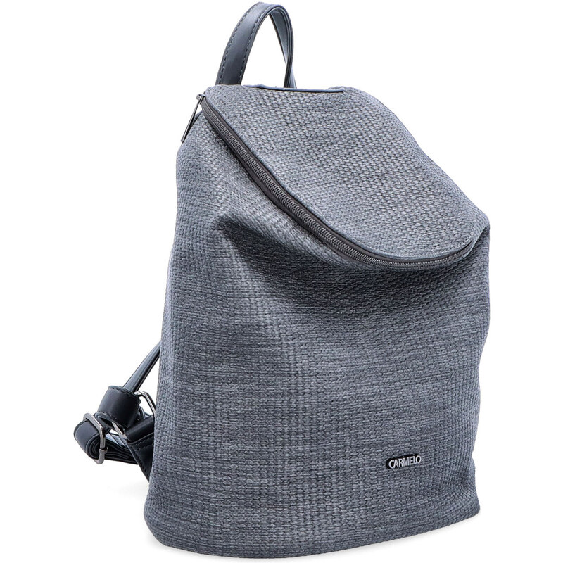 Mestský batoh zo syntetickej kože Carmelo sivá 4311 ANT 64020196