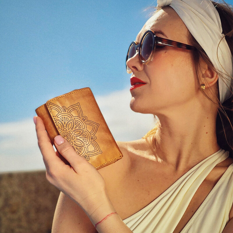 Dámska kožená peňaženka Noelia Bolger žltá 5122 NB ZLU 64020216