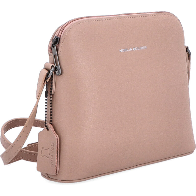 Kožená kabelka crossbody Noelia Bolger telová NB 0064 N 64020222