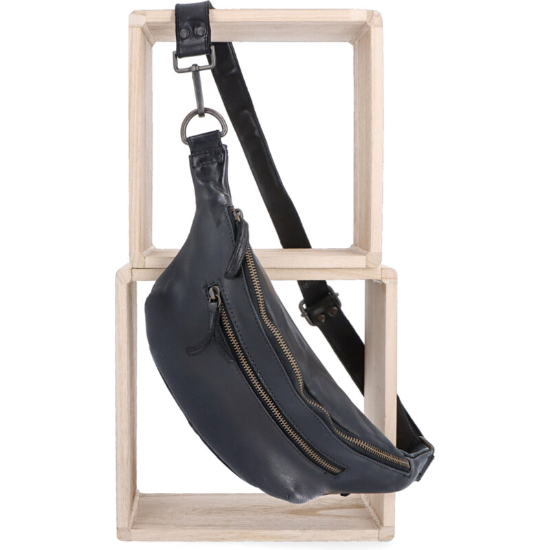 Kožená ľadvinka crossbody Noelia Bolger čierna NB 2402 C 64020233