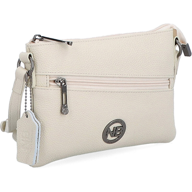 Kožená kabelka crossbody Noelia Bolger béžová NB 3018 K 64020256