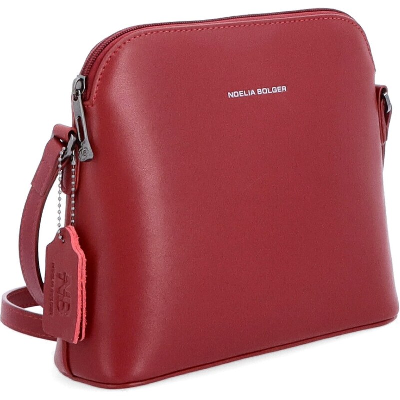 Kožená kabelka crossbody Noelia Bolger vínová NB 0064 BO 64020246