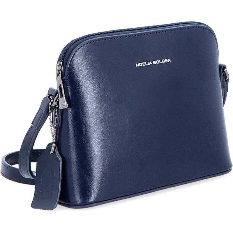 Kožená kabelka crossbody Noelia Bolger modrá NB 0080 TM 64020243