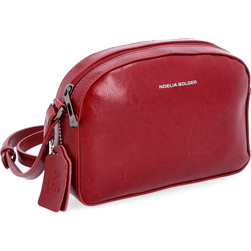 Kožená kabelka crossbody Noelia Bolger červená NB 0106 TCV 64020252