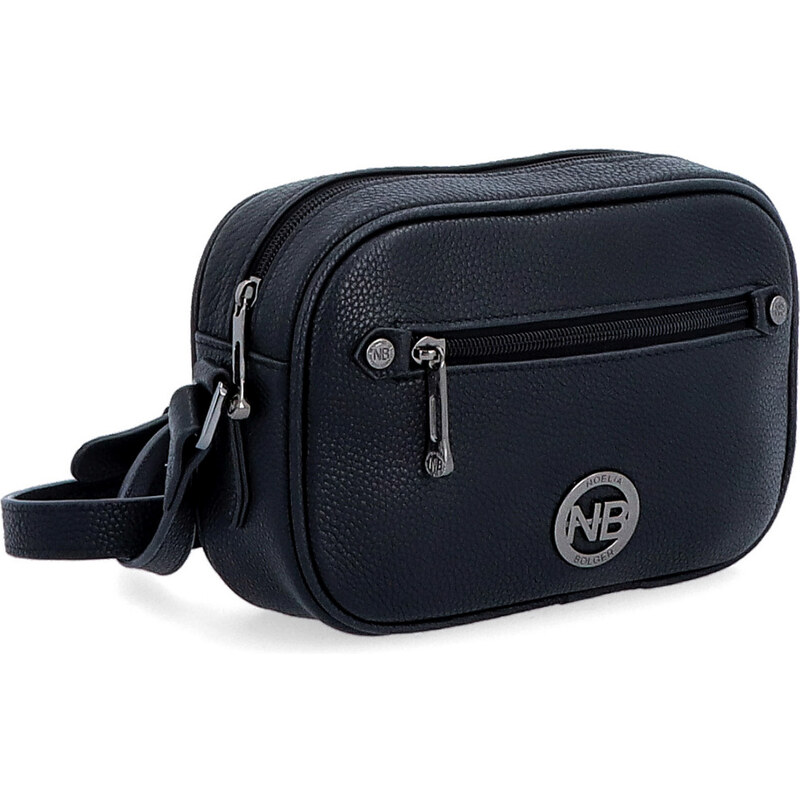 Kožená kabelka crossbody Noelia Bolger čierna NB 3014 C 64020259