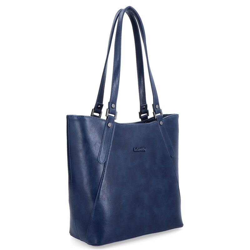 Kabelka zo syntetickej kože cez rameno Le Sands modrá 7703 TM 64020262