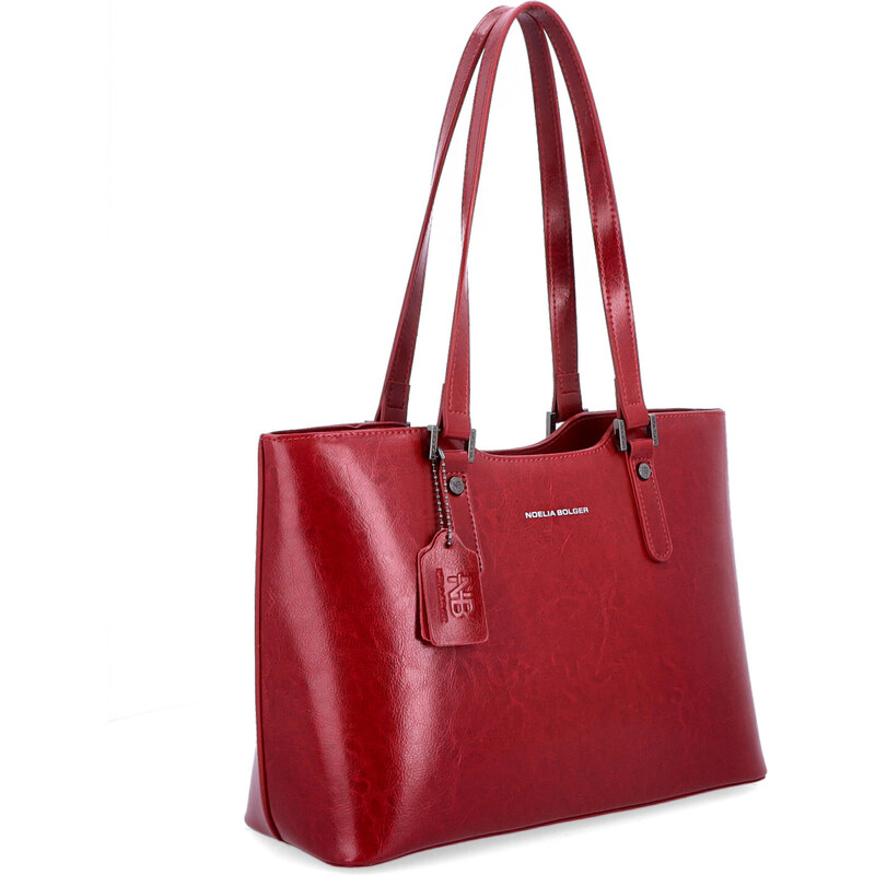 Kožená kabelka cez rameno Noelia Bolger červená NB 0104 TCV 64020273