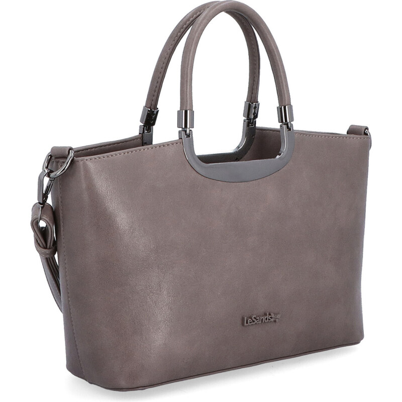 Kabelka zo syntetickej kože do ruky Le Sands taupe 7713 T 64020285