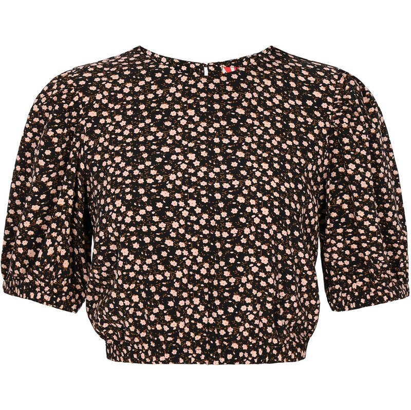 myMo ROCKS Blúzka Fashion Look oranžová / rosé / čierna 65877151