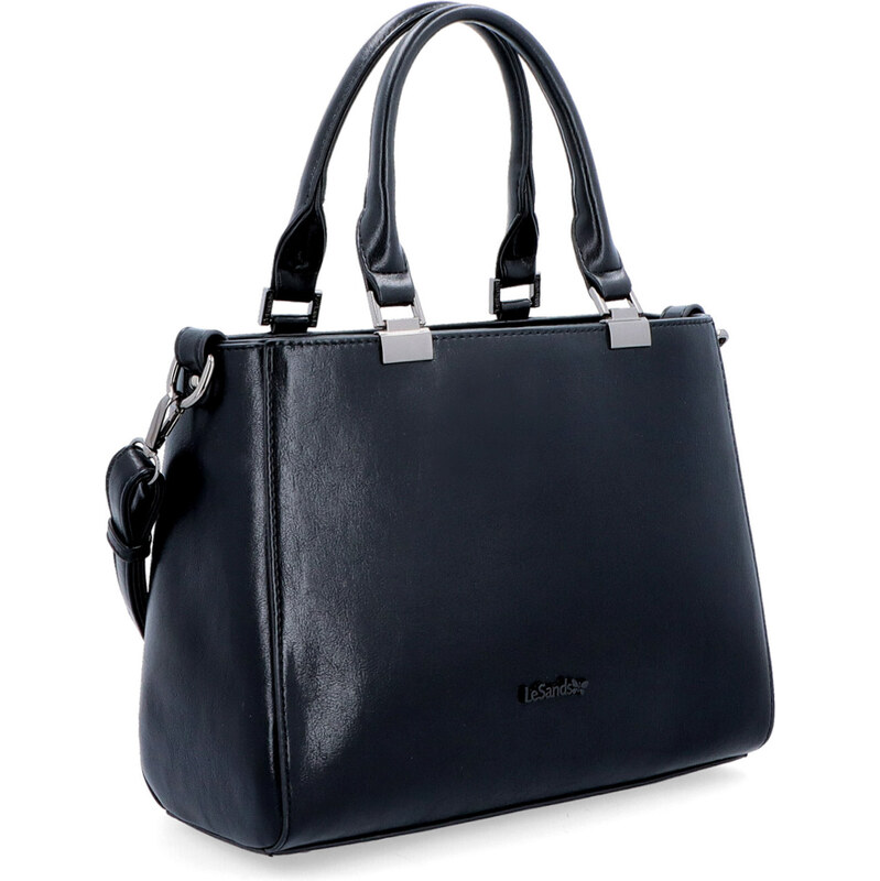 Kabelka zo syntetickej kože do ruky Le Sands čierna 7704 C 64020298