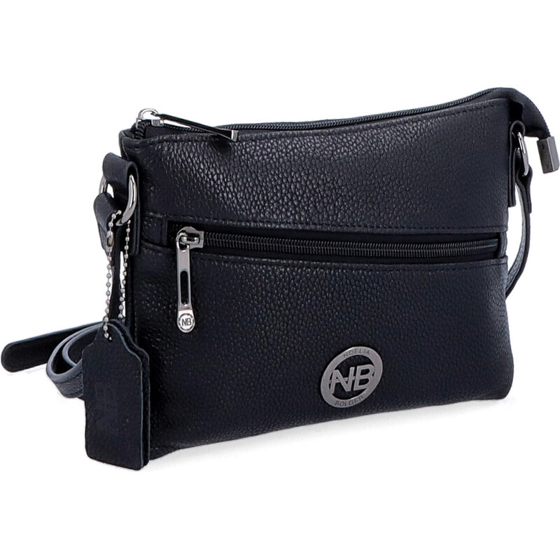Kožená kabelka crossbody Noelia Bolger čierna NB 3018 C 64020310