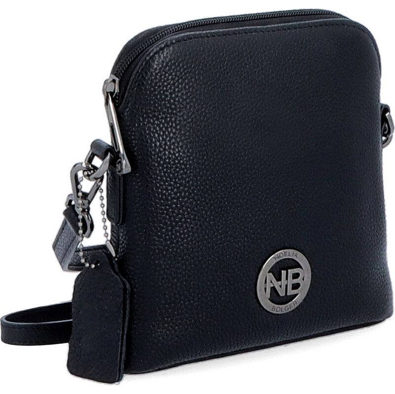 Kožená kabelka crossbody Noelia Bolger čierna NB 3017 C 64020312