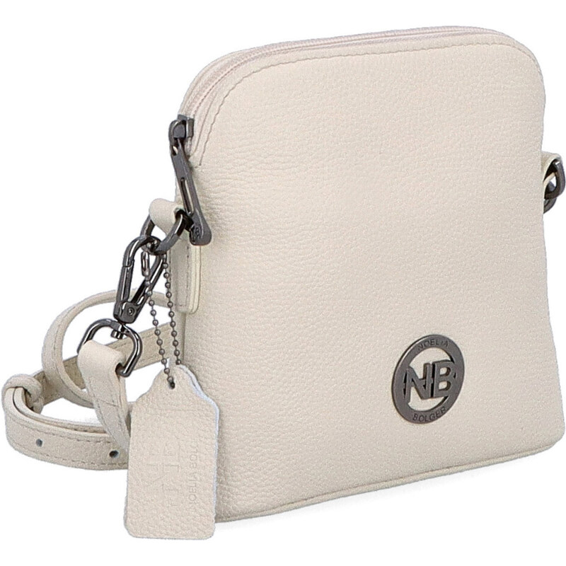 Kožená kabelka crossbody Noelia Bolger béžová NB 3017 K 64020311