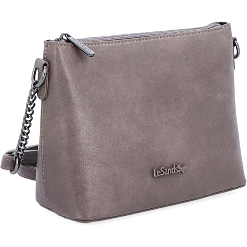 Kabelka zo syntetickej kože crossbody Le Sands taupe 7708 T 64020321