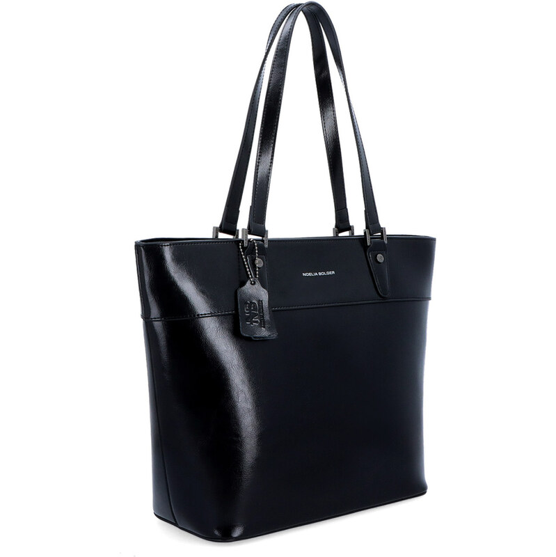Kožená kabelka cez rameno Noelia Bolger čierna NB 0076 C 64020470