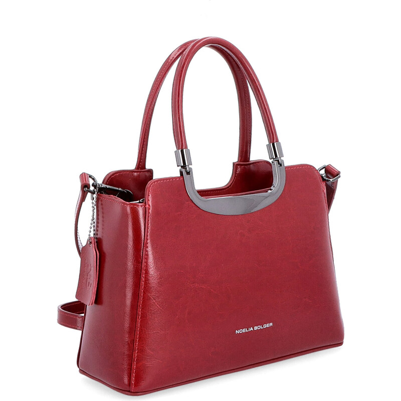 Kožená kabelka do ruky Noelia Bolger červená NB 0075 TCV 64020471