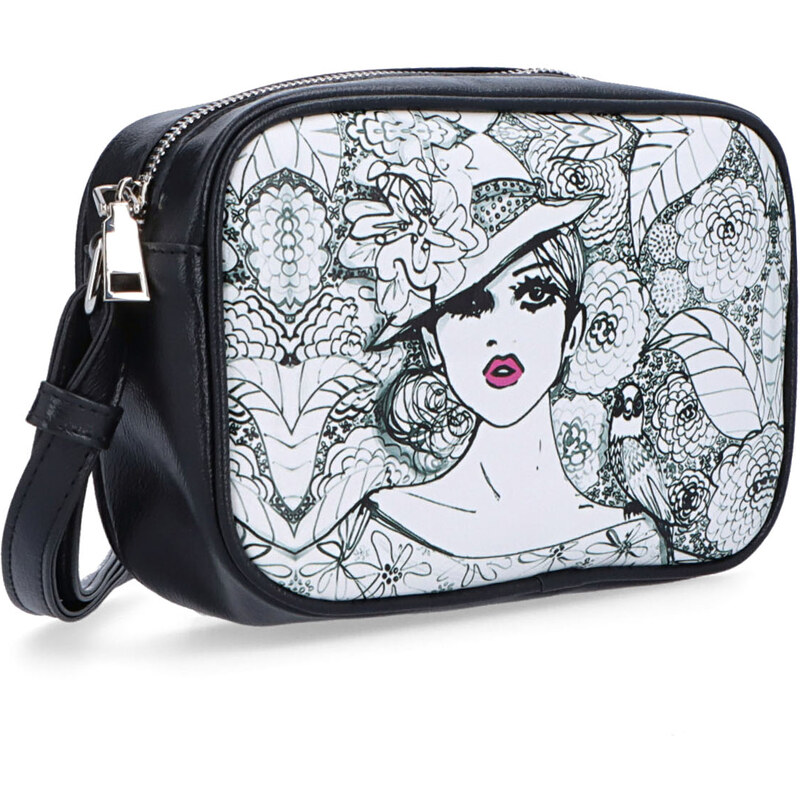 Kabelka zo syntetickej kože crossbody Indee multicolor 9304 02 C 64020478