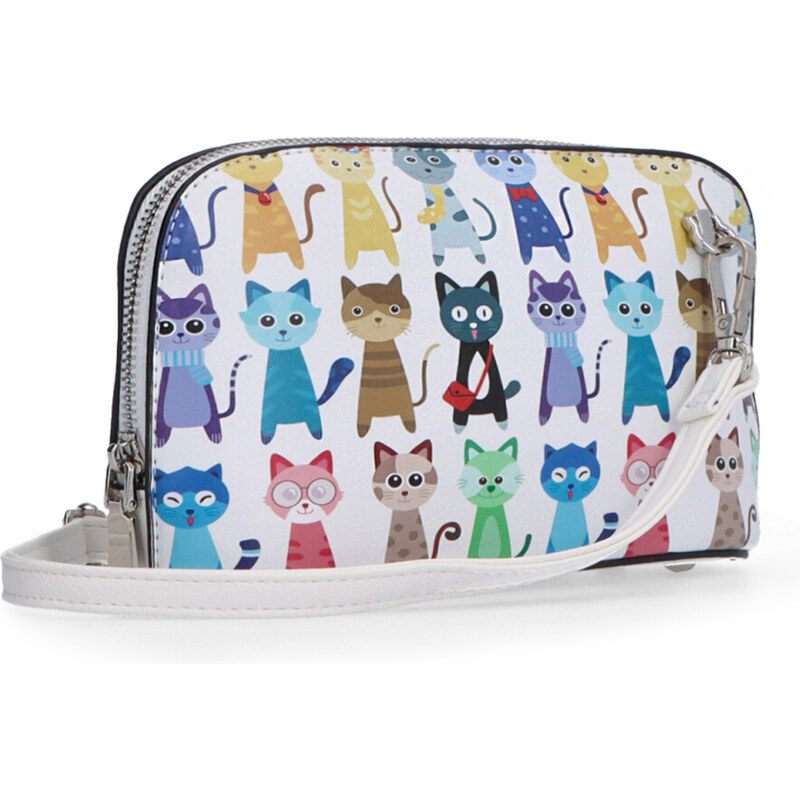 Kabelka zo syntetickej kože crossbody Indee multicolor 9303 04 B 64020480