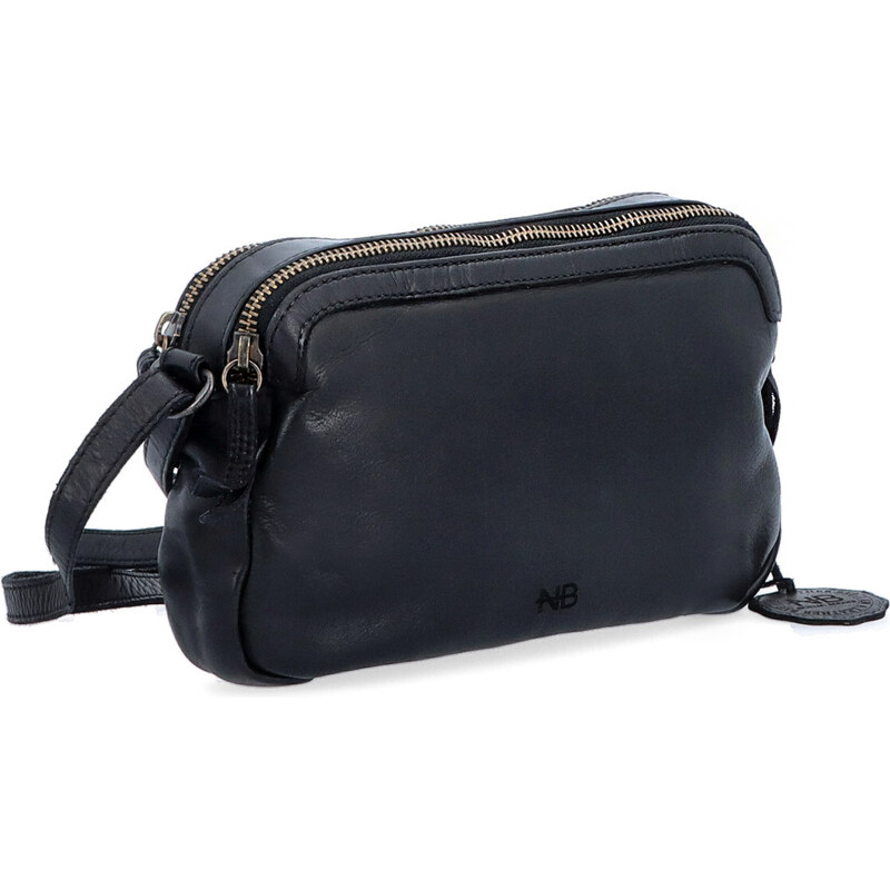 Kožená kabelka crossbody Noelia Bolger čierna NB 2407 C 64020578