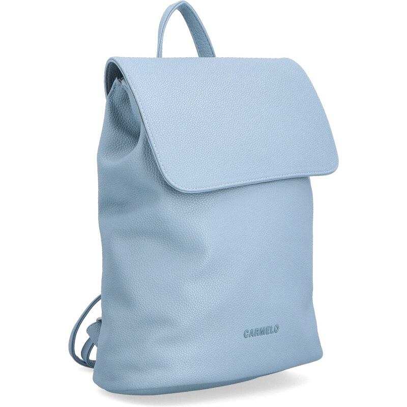 Mestský batoh zo syntetickej kože Carmelo modrá 4276 SM 64020616