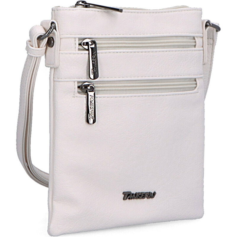 Kabelka zo syntetickej kože crossbody Tangerin béžová 8047 K 64020624