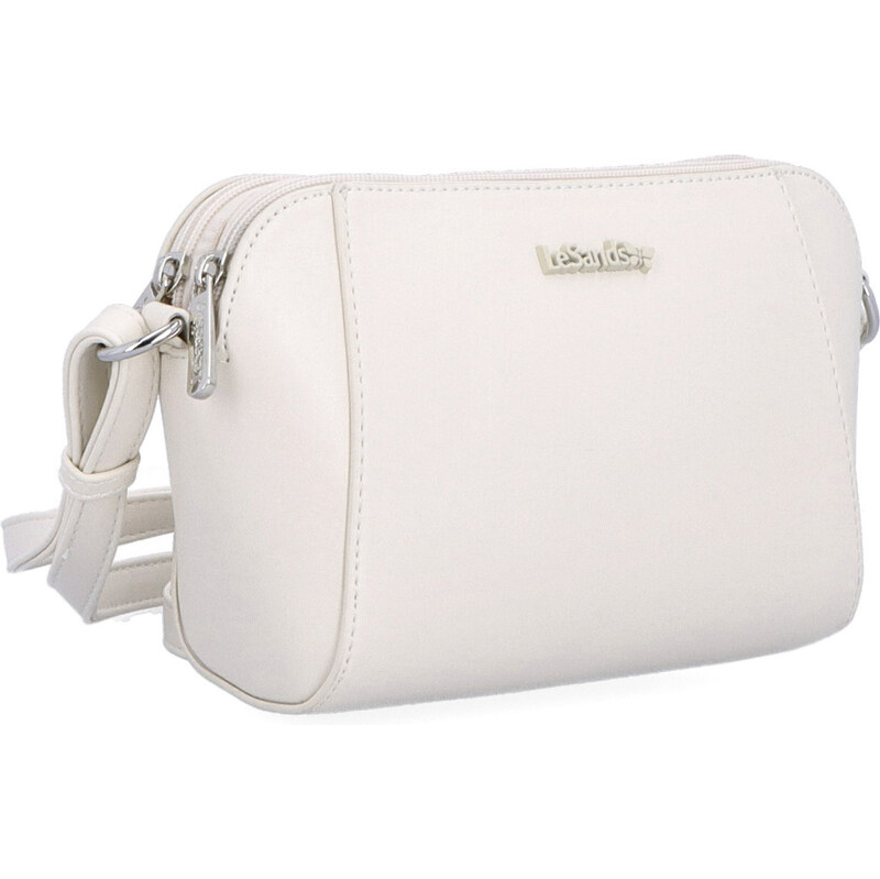 Kabelka zo syntetickej kože crossbody Le Sands béžová 7716 BE 64020639