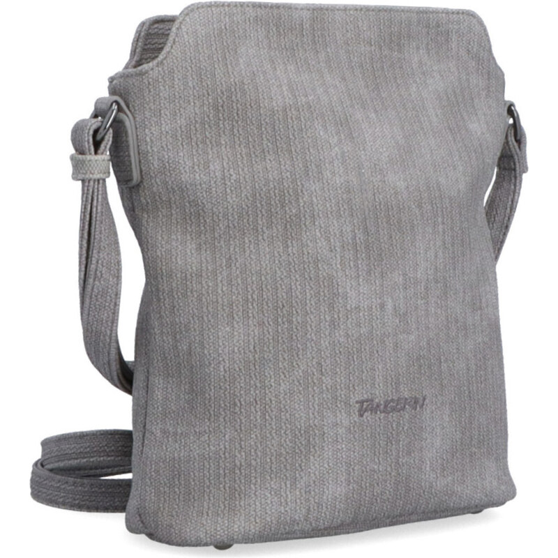 Kabelka zo syntetickej kože crossbody Tangerin sivá 7013 S 64020656