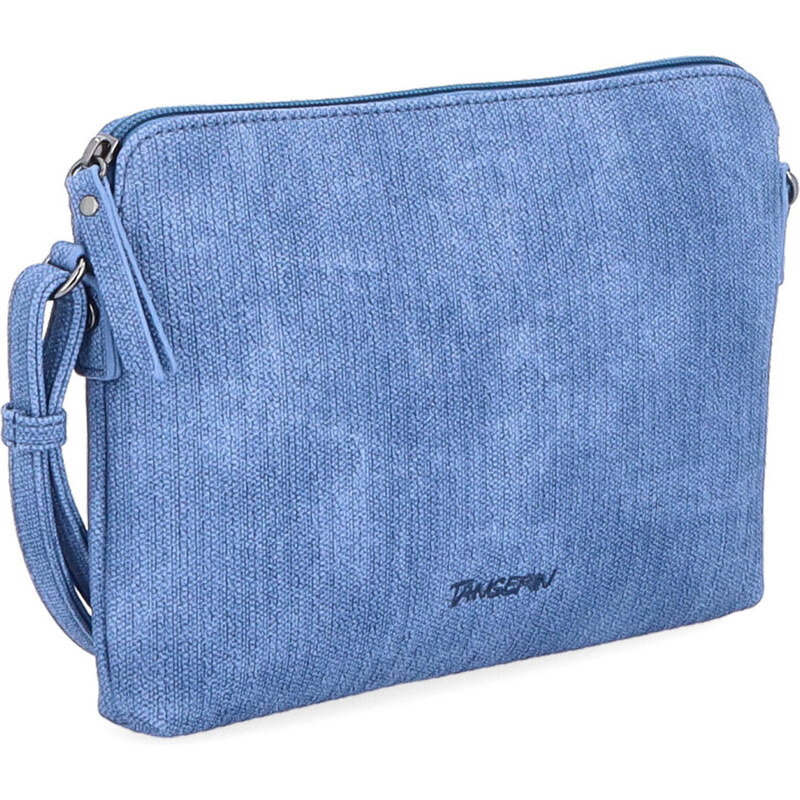 Kabelka zo syntetickej kože crossbody Tangerin modrá 7014 M 64020652