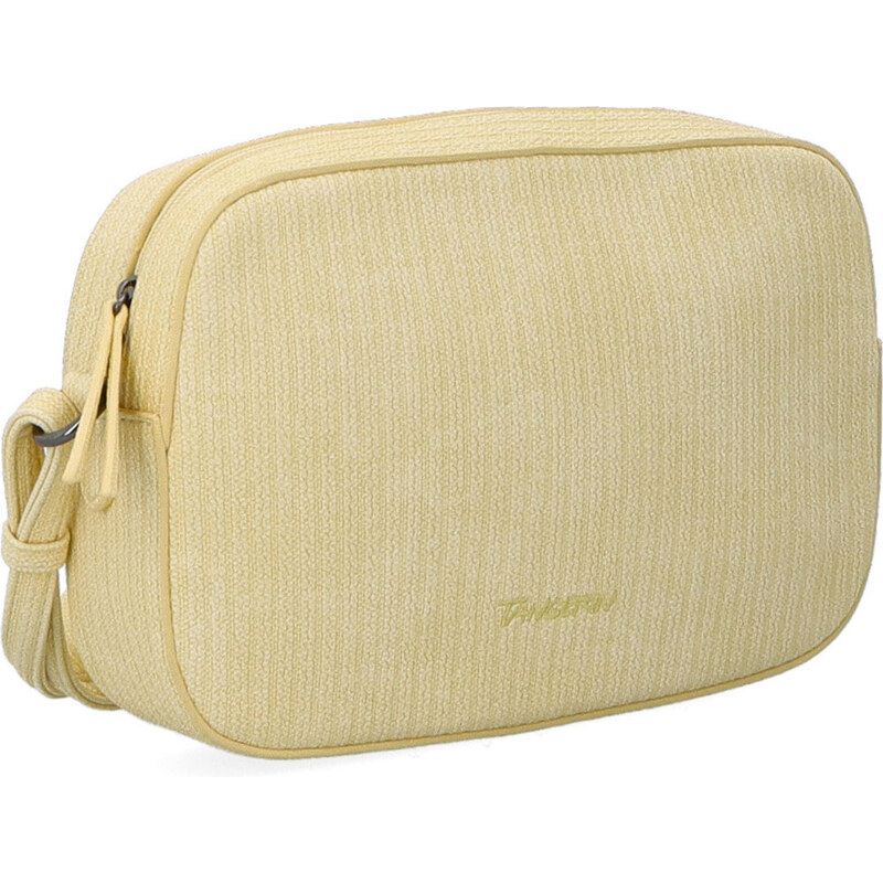 Kabelka zo syntetickej kože crossbody Tangerin žltá 7009 ZLU 64020732