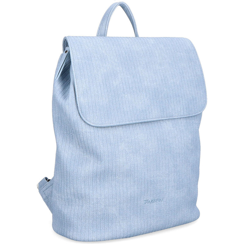 Mestský batoh zo syntetickej kože Tangerin modrá 7011 SM 64020727