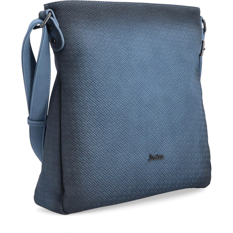 Kabelka zo syntetickej kože crossbody Indee modrá 6317 M 64020762