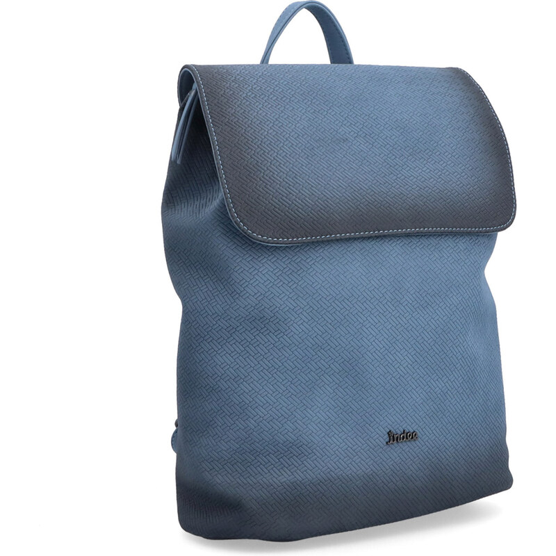 Mestský batoh zo syntetickej kože Indee modrá 6319 M 64020757