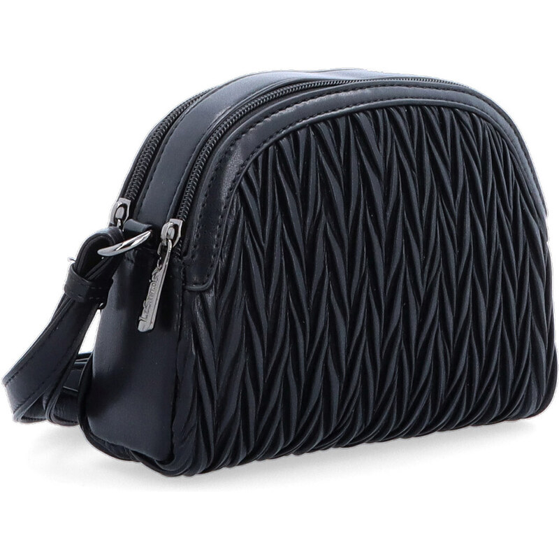 Kabelka zo syntetickej kože crossbody Le Sands čierna 4360 C 64020767