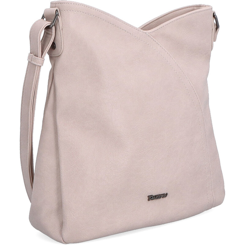 Kabelka zo syntetickej kože crossbody Tangerin ružová 8023 LI 64020877