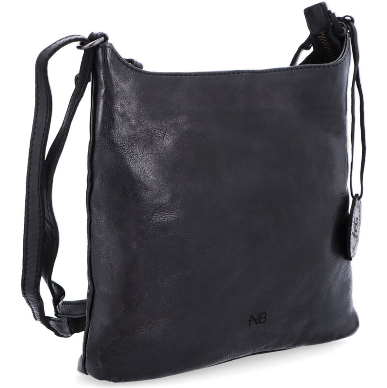 Kožená kabelka crossbody Noelia Bolger čierna NB 2404 C 64020922