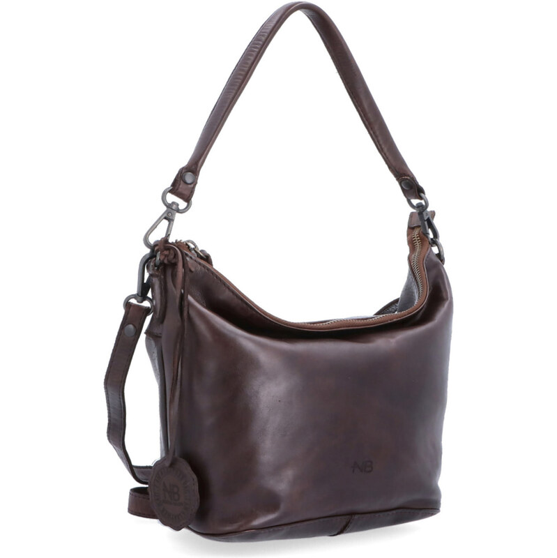 Kožená kabelka cez rameno Noelia Bolger hnedá NB 2409 H 64020929