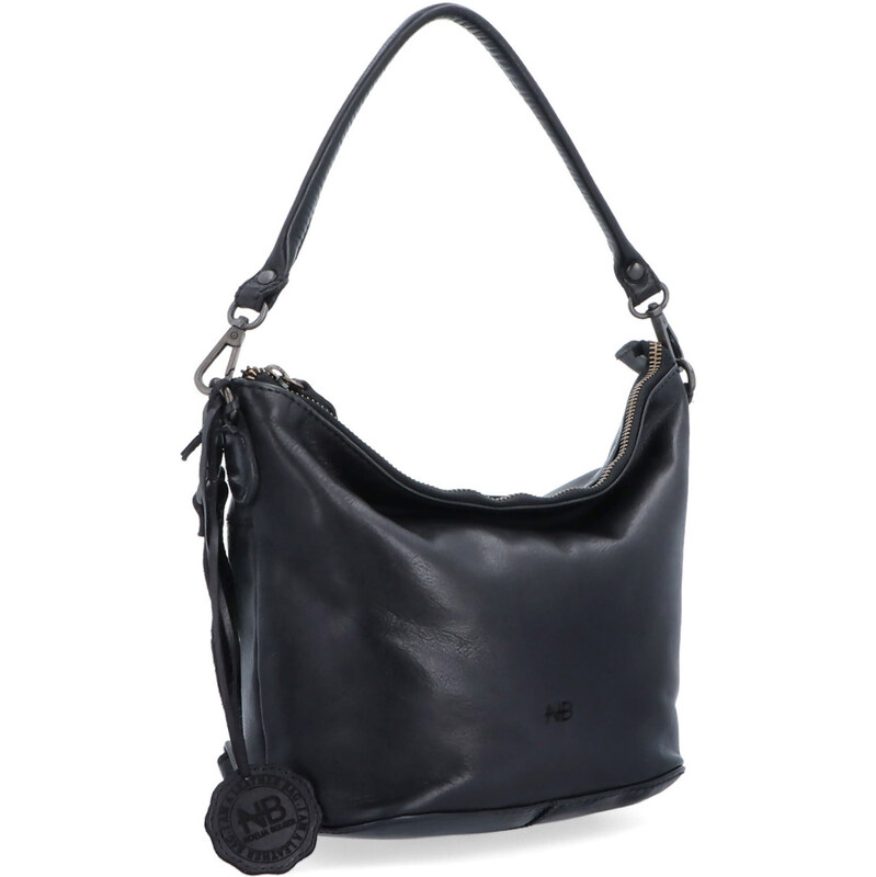 Kožená kabelka cez rameno Noelia Bolger čierna NB 2409 C 64020931