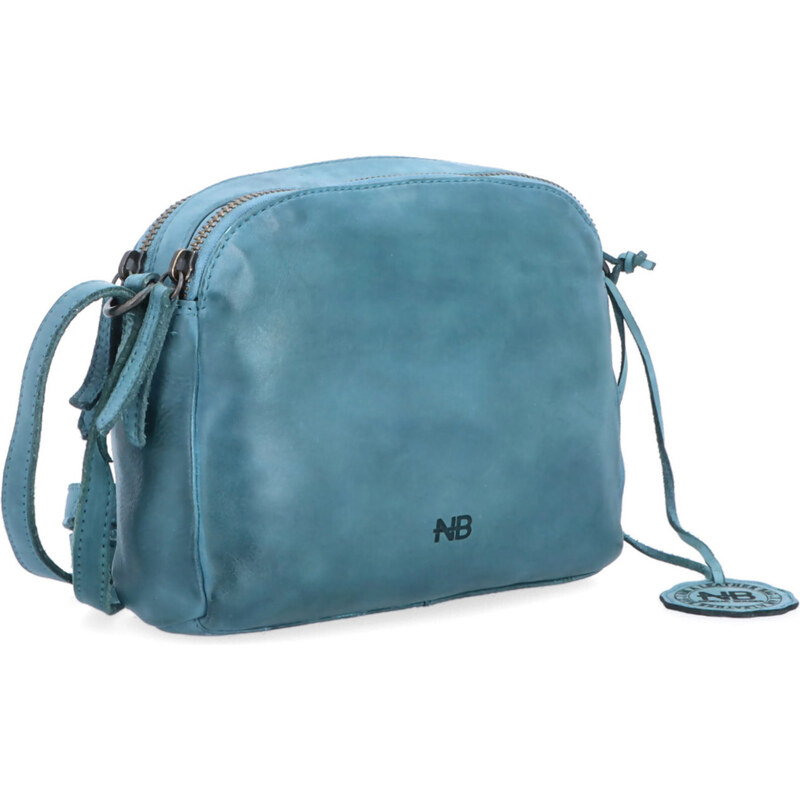 Kožená kabelka crossbody Noelia Bolger zelená NB 2408 TYR 64020934