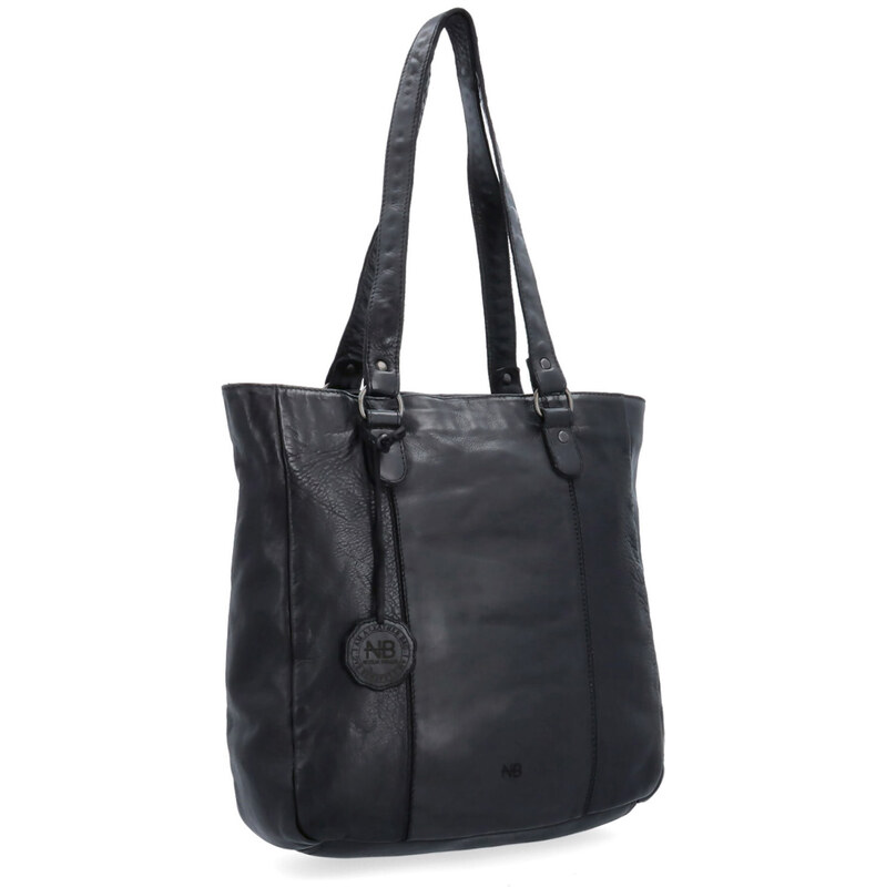 Kožená kabelka cez rameno Noelia Bolger čierna NB 2062 C 64020953