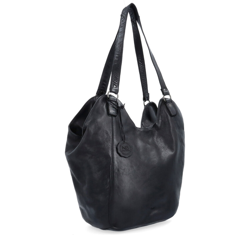 Kožená kabelka cez rameno Noelia Bolger čierna NB 2094 C 64020949