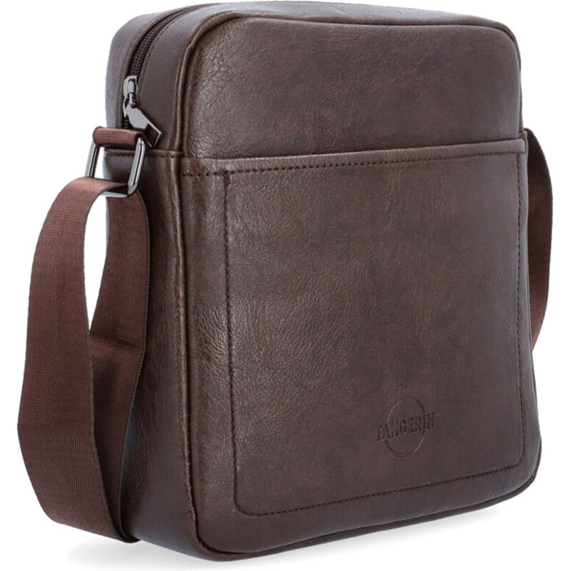 Pánska taška zo syntetickej kože Tangerin hnedá 2319 H 64020974