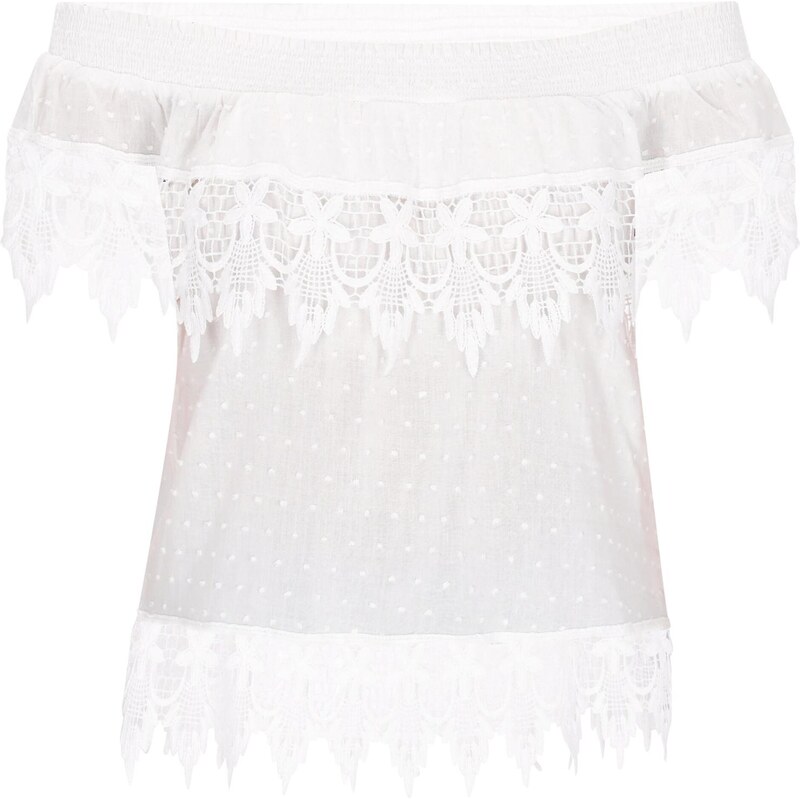IZIA Blúzka Boho biela 65651223