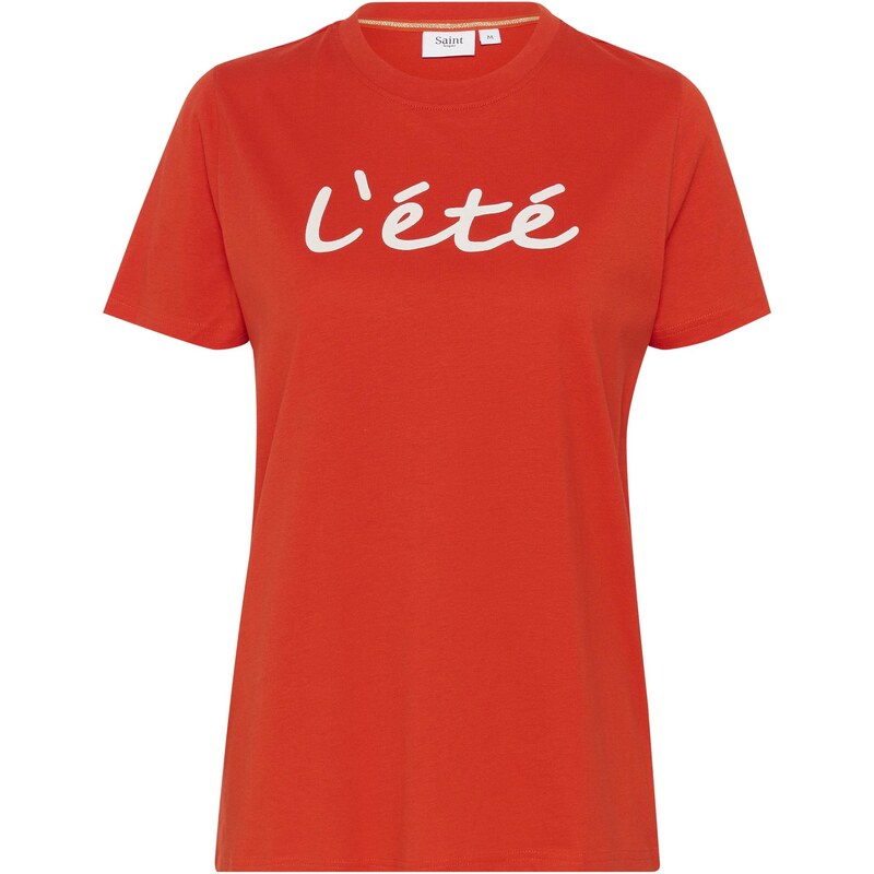 SAINT TROPEZ Tričko KortneaSZ červená / biela 64174081