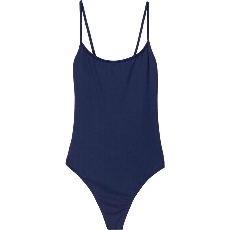 Bershka Košeľové body námornícka modrá 65654520