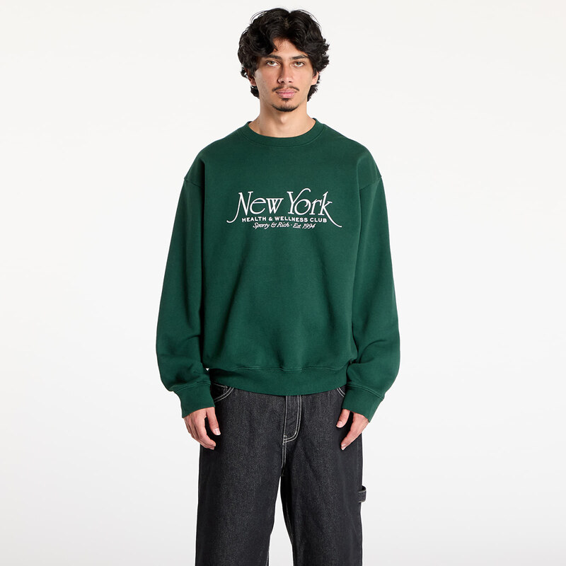 Mikina Sporty & Rich NY94 Crewneck Forest XL 62701080